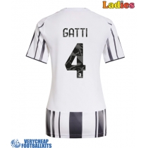 Juventus Federico Gatti #4 Replica Home Shirt Ladies 2025-26 Short Sleeve